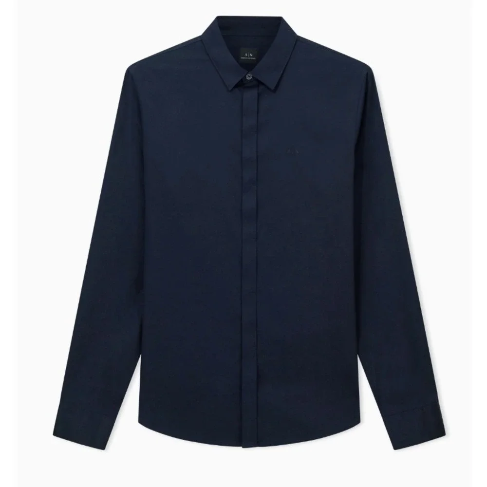 armani exchange dress shirts making it versatile for both formal occasions and more casual looks Armani Exchange Micro Dot Long